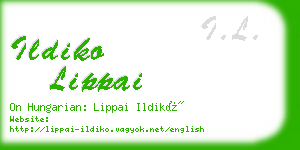 ildiko lippai business card